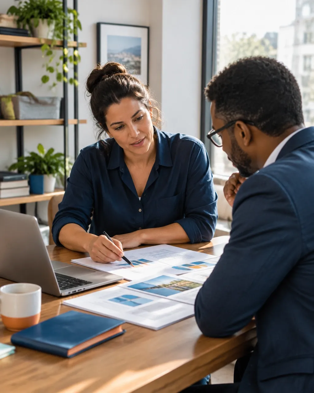 Established operator reviewing a focused expansion budget with a lender